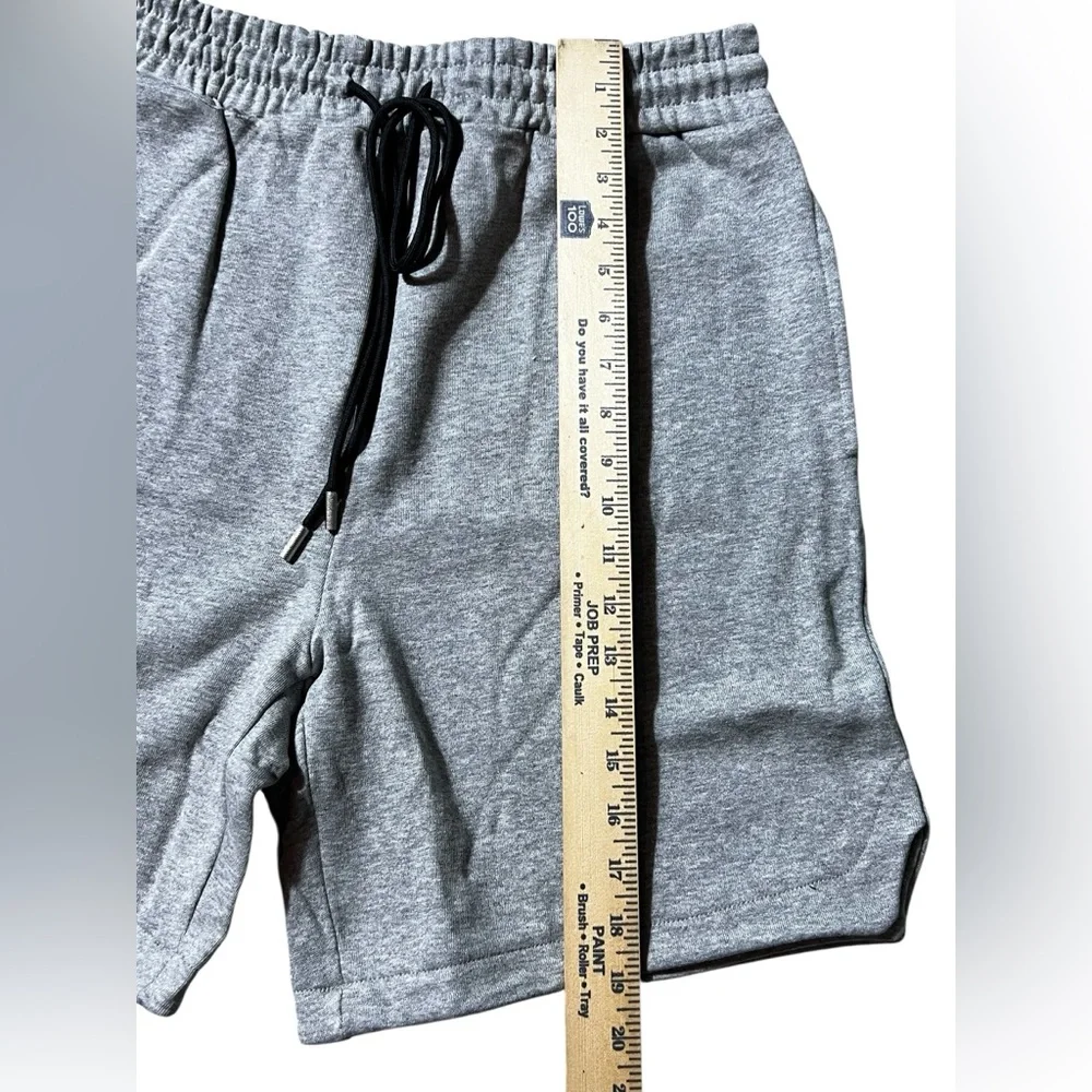 Ananke Men’s‎ Heather Grey Fleece Shorts Size Small Drawstring Lounge NWT